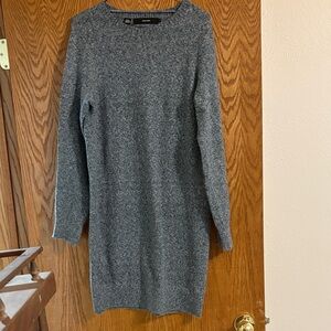 Veto Moda Gray Knit Sweater Dress
